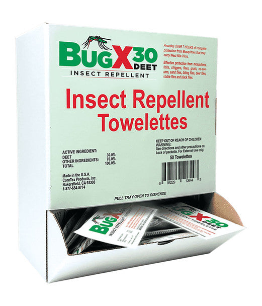 BugX Towelettes (50 Count)