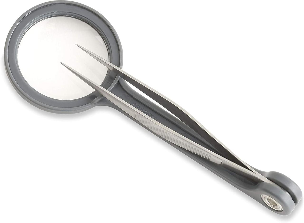 Splinter Tweezers with Magnifier