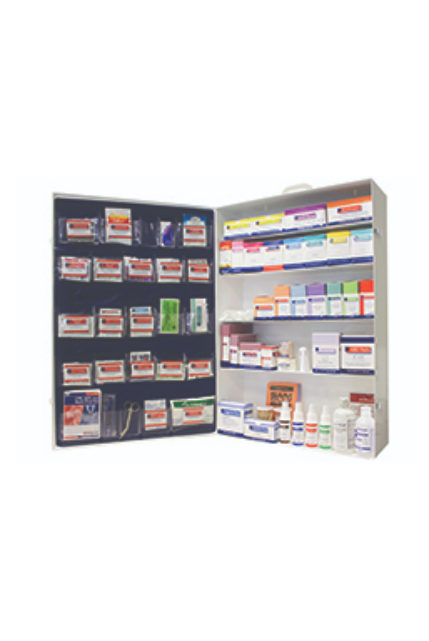 5-Shelf Metal First Aid Cabinet