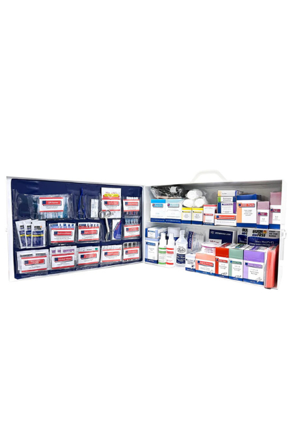 2-Shelf Metal First Aid Cabinet