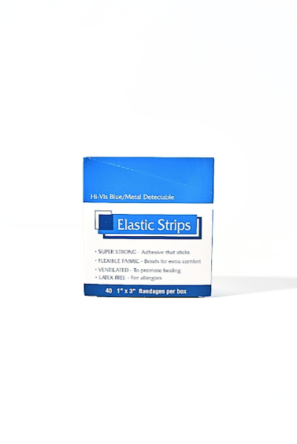 Hi-Vis Blue Strip Elastic Bandages